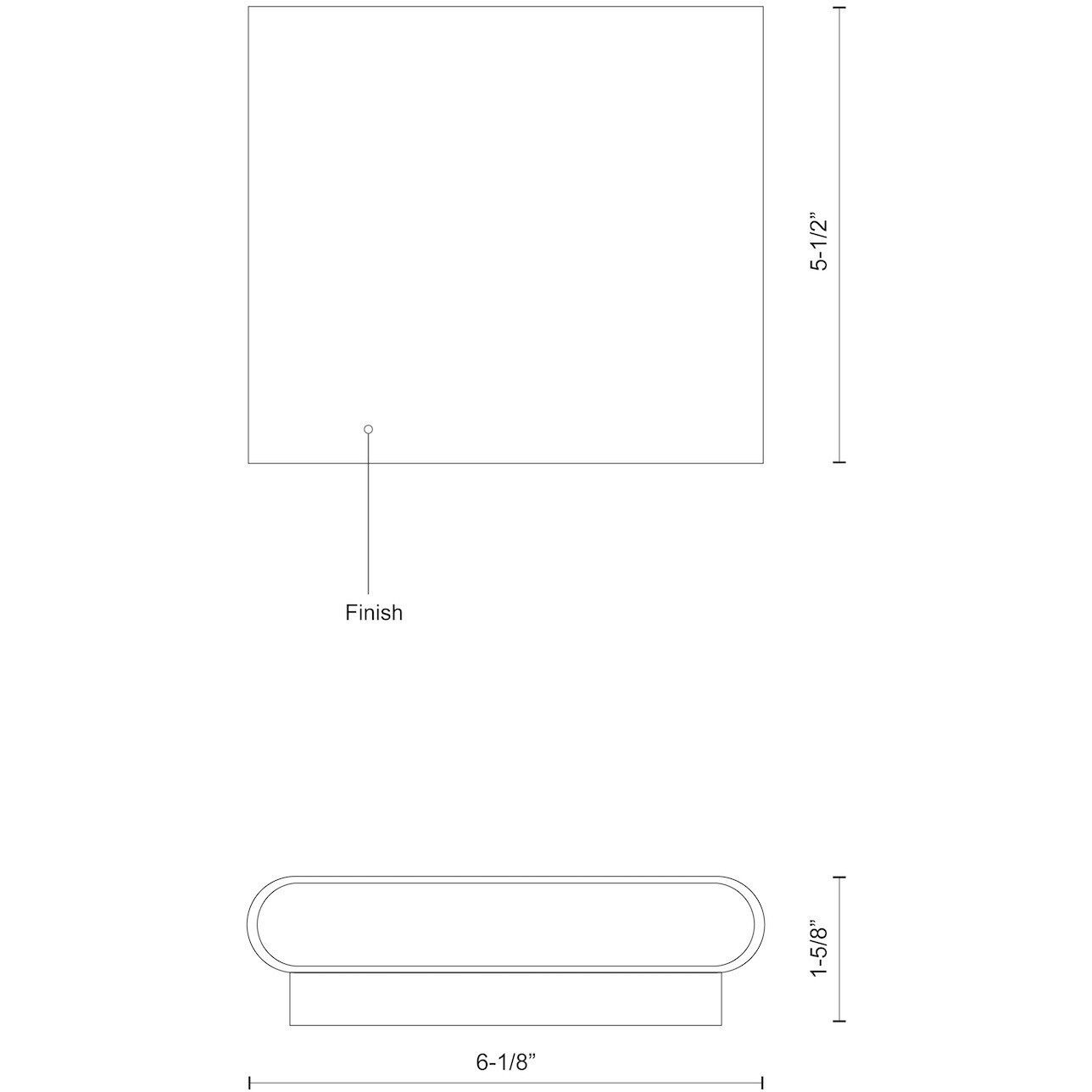 Slate All-terior Wall Light in Brushed Gold