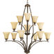 Joy 12 Light 38 inch Antique Bronze Chandelier Ceiling Light