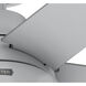 Aerodyne 52 inch Dove Grey Ceiling Fan