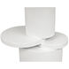 Hugo 28 X 28 inch Solid White Side Table