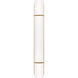 C&M by Chapman & Myers Amelie LED 2.63 inch Burnished Brass Bath Vanity Wall Light