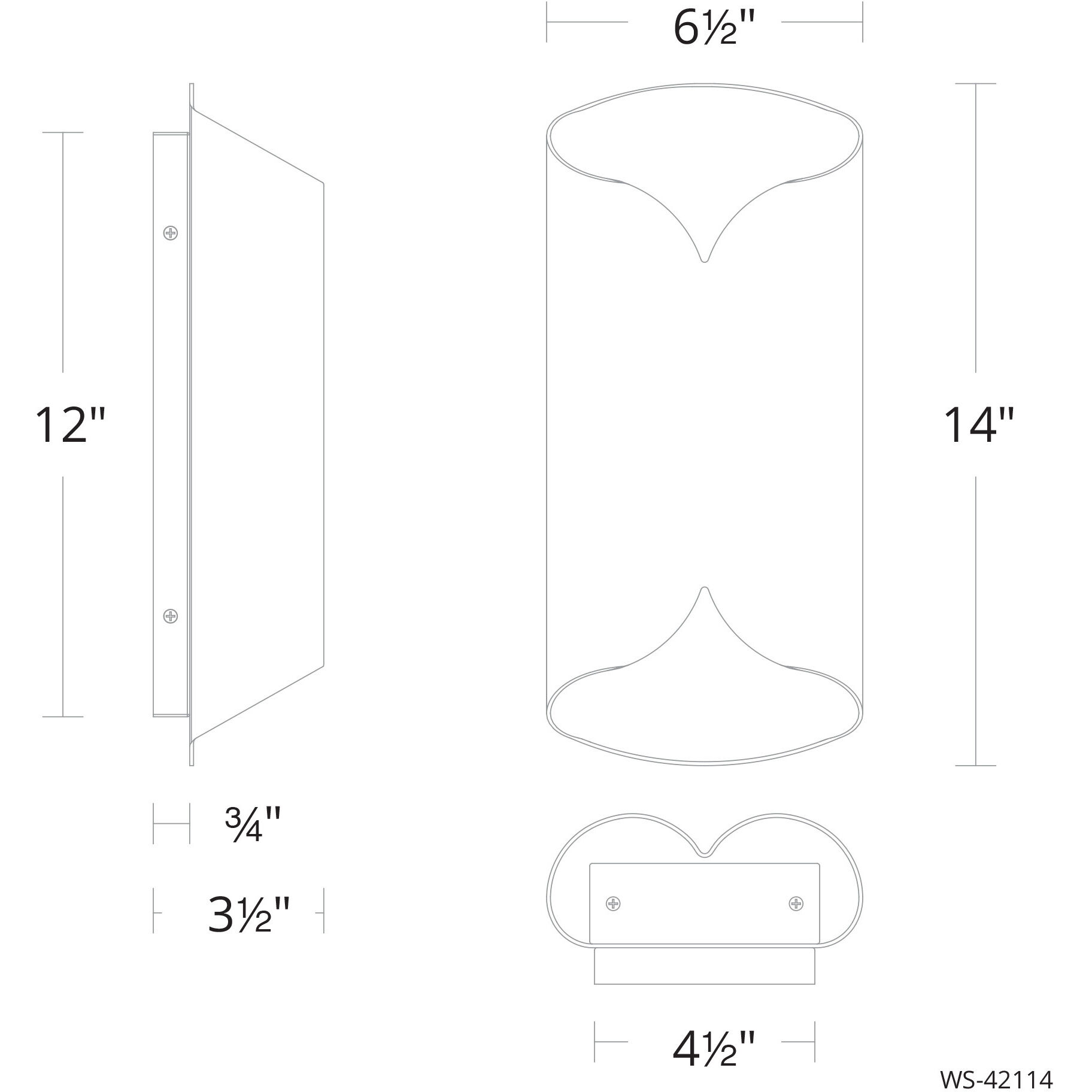 Opus LED 4 inch Bronze Gold Leaf ADA Wall Sconce Wall Light