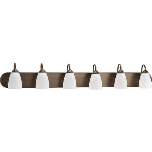 Virgilia 6 Light 48 inch Antique Bronze Bath Vanity Wall Light