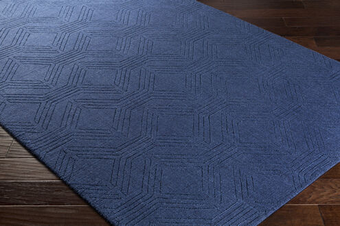 Ashlee 36 X 24 inch Dark Blue Rug in 2 x 3, Rectangle