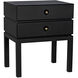 Andras 28 X 24 inch Black Side Table