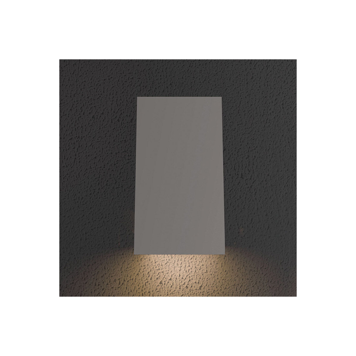 Angled Plane LED 8 inch Textured Gray Indoor-Outdoor Sconce, Inside-Out