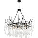 Anita 12 Light 43 inch Black Down Chandelier Ceiling Light