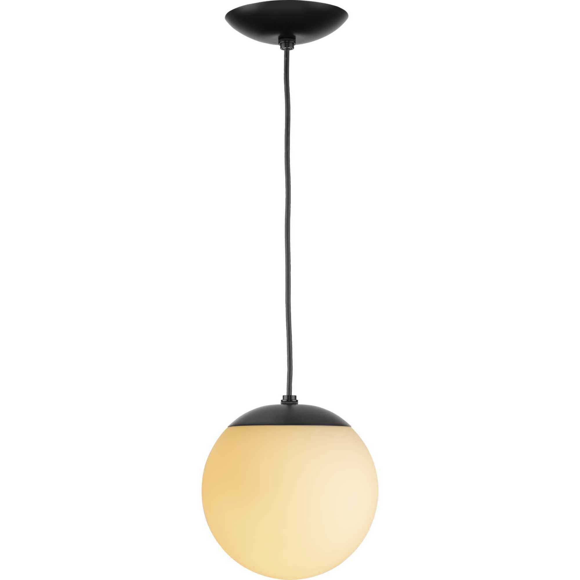 Atwell 1 Light 8 inch Matte Black Pendant Ceiling Light, Small