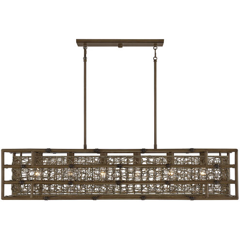 Treviso 6 Light 48.5 inch Grapevine Linear Chandelier Ceiling Light