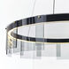 Sean Lavin Stratos LED 30.6 inch Smoke/Black Chandelier Ceiling Light, Integrated LED