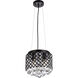 Tully 4 Light 10 inch Black Pendant Ceiling Light