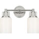 C&M by Chapman & Myers Ashford 2 Light 13.50 inch Bathroom Vanity Light