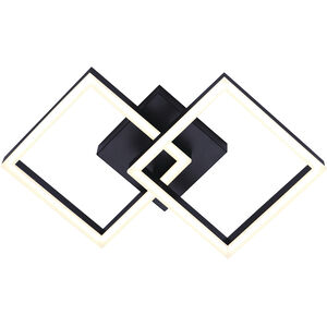 Madison LED 12 inch Black LED Ceiling/Wall Light