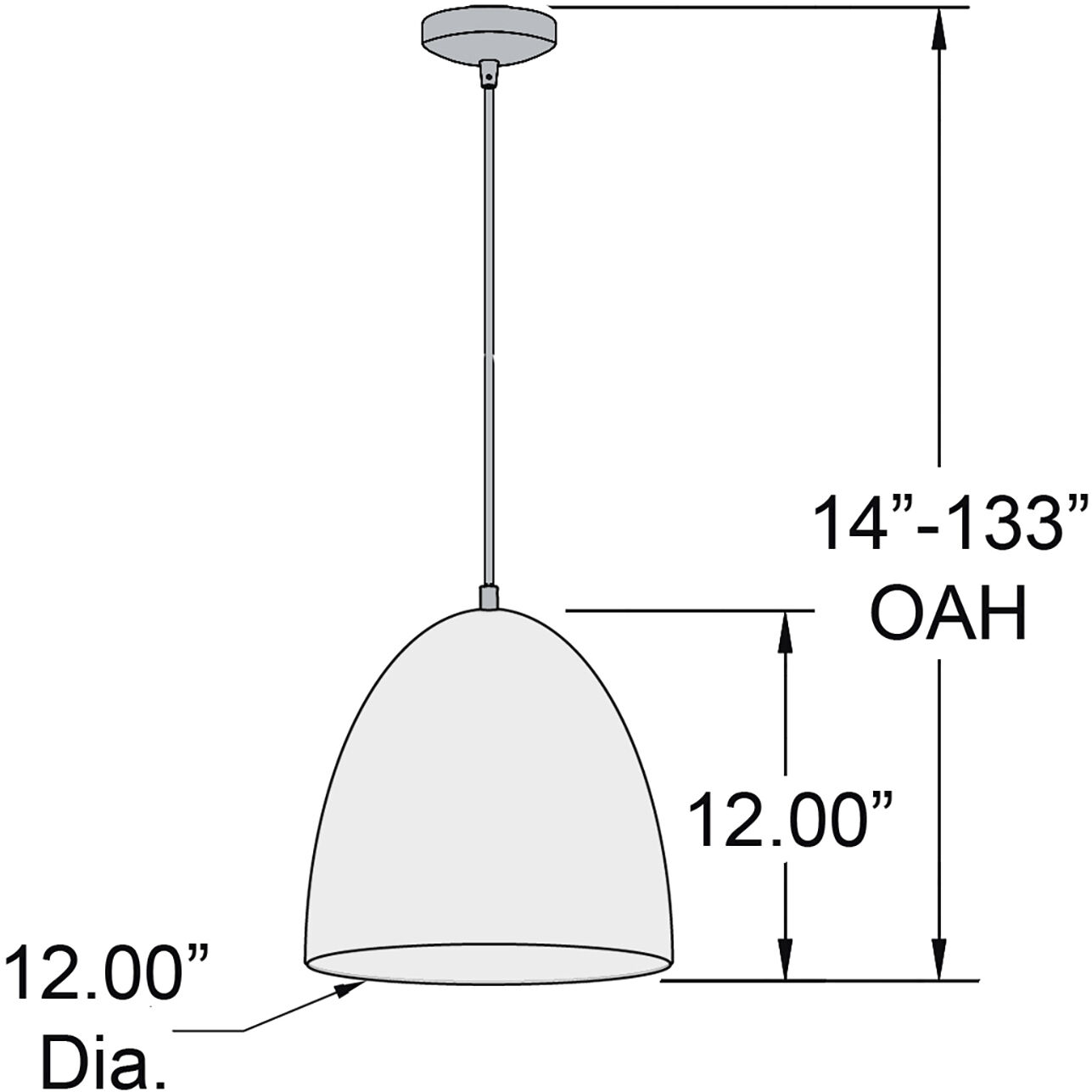 Liberty LED 12 inch Matte Black Outer and Matte Gold Inner Pendant Ceiling Light