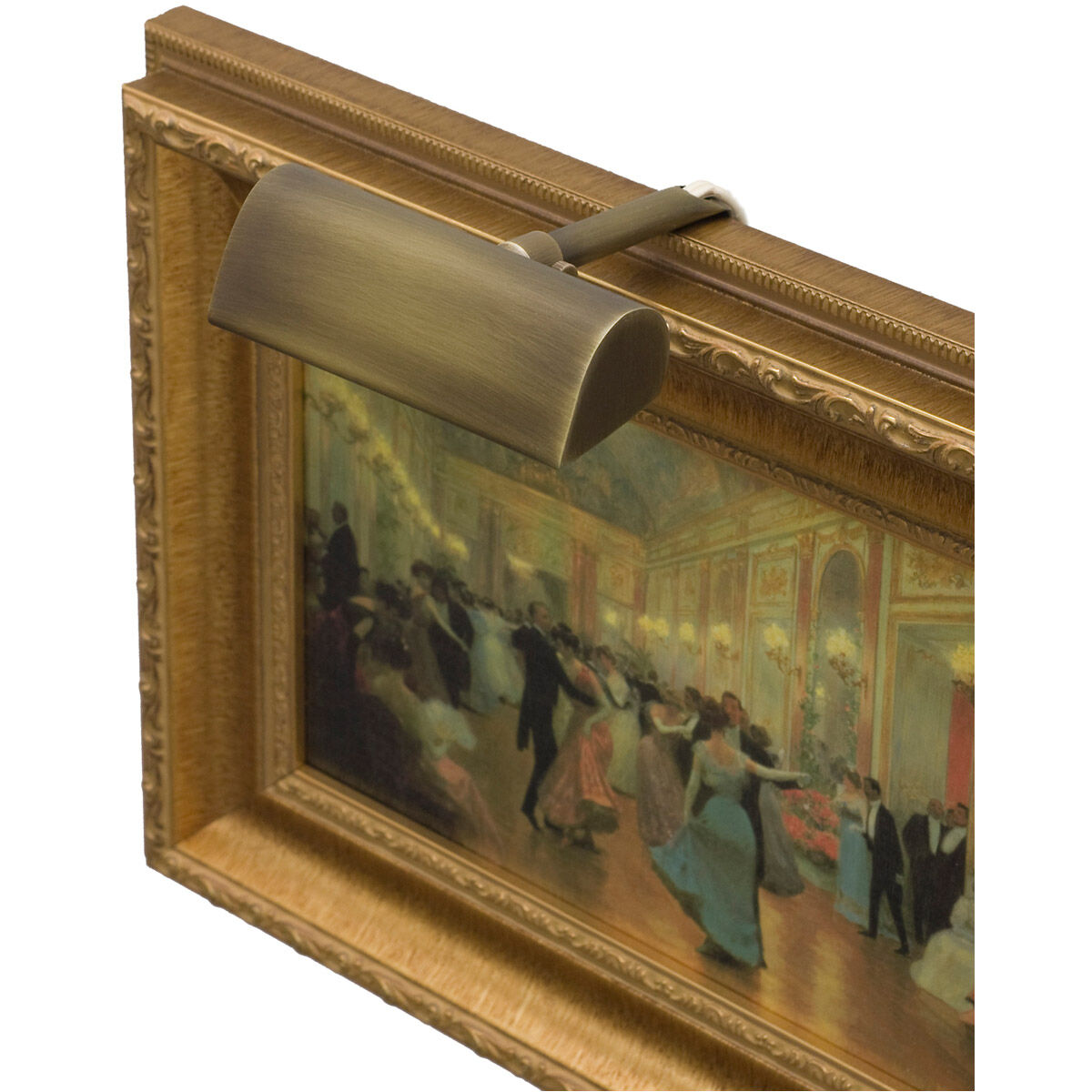 Classic Traditional 15 watt 4 inch Antique Brass Picture Light Wall Light