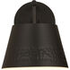 Maddox 1 Light 8 inch Matte Black Wall Sconce Wall Light
