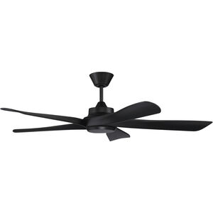 Captivate 52 inch Flat Black with Flat Black/Flat Black Blades Ceiling Fan