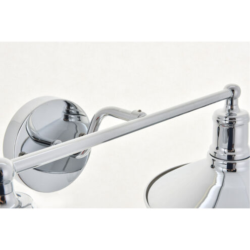 Etude 2 Light 21 inch Chrome Wall Sconce Wall Light
