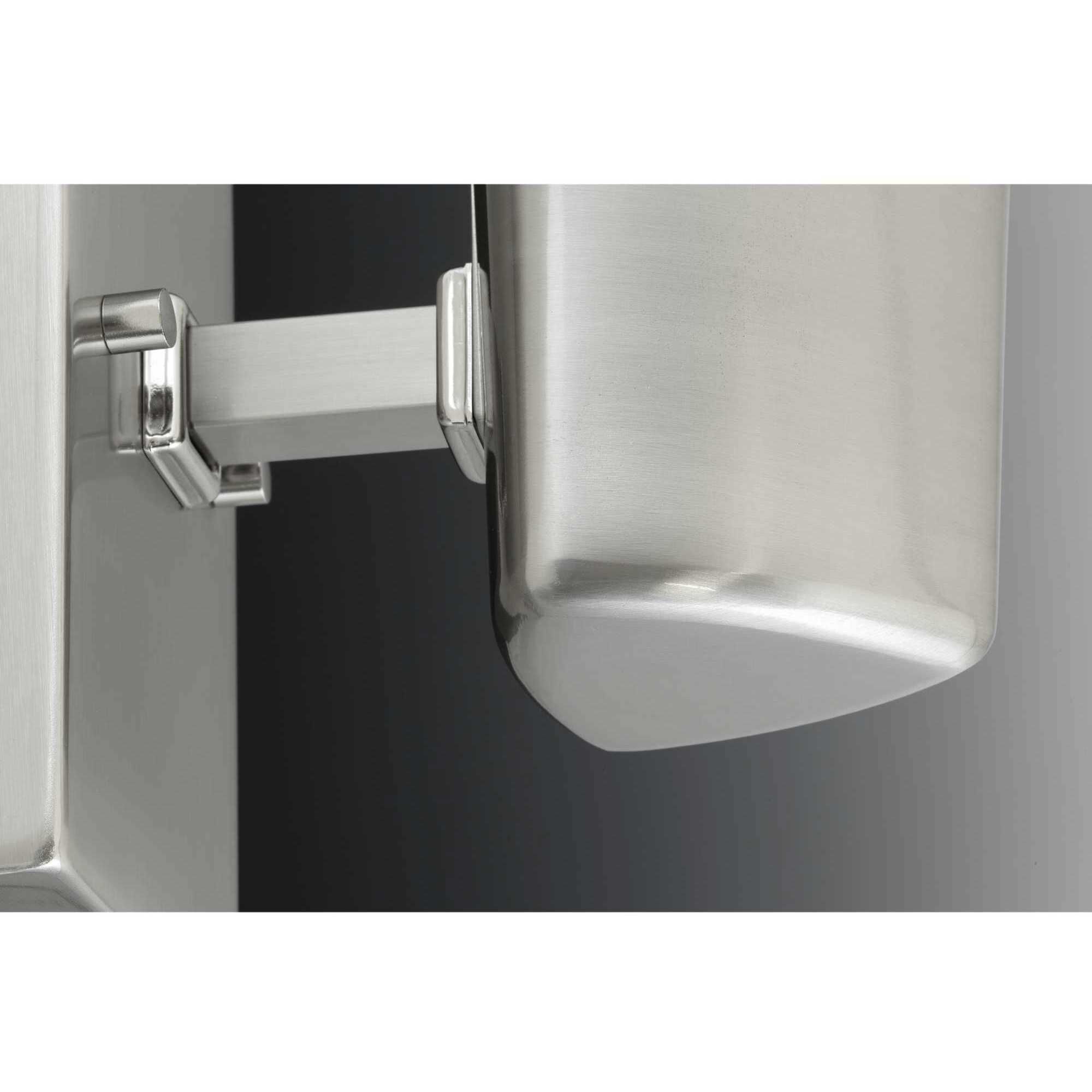 Zura 1 Light 5 inch Brushed Nickel Bath Vanity Wall Light, Design Series