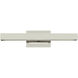 Sean Lavin Bau 18.4 watt 18 inch Polished Nickel Picture Light Wall Light