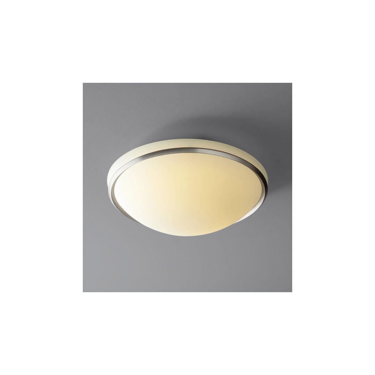 Saturna 2 Light 17 inch Satin Nickel Flush Mount Ceiling Light