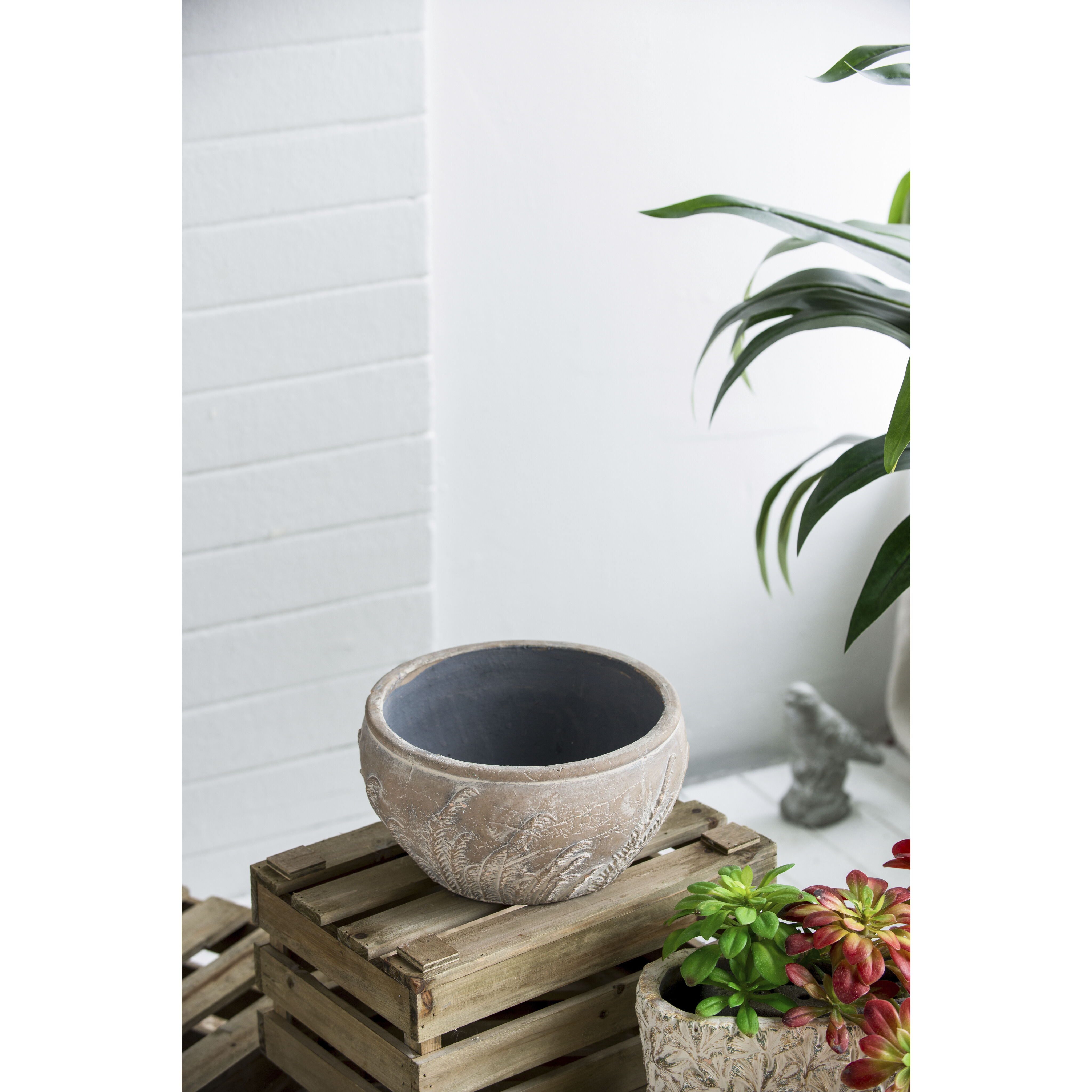 Girl Gray Planter