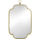 Adaline 36 X 19.7 inch Champagne Wall Mirror
