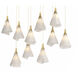 Mobius 10 Light 45.6 inch Modern Brass Pendant Ceiling Light, Rectangular