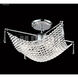 Zoe 4 Light 20 inch Silver Flush Mount Ceiling Light