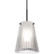 Dion 1 Light Black Cord Pendant Ceiling Light