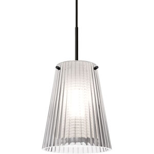 Dion 1 Light Black Cord Pendant Ceiling Light