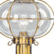 Harbor 1 Light 20.5 inch Flemish Brass Large Outdoor Post Top Lantern