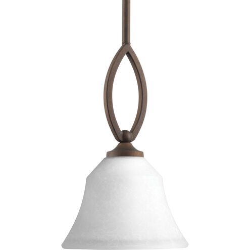 Monogram 1 Light 6.88 inch Roasted Java Mini-Pendant Ceiling Light
