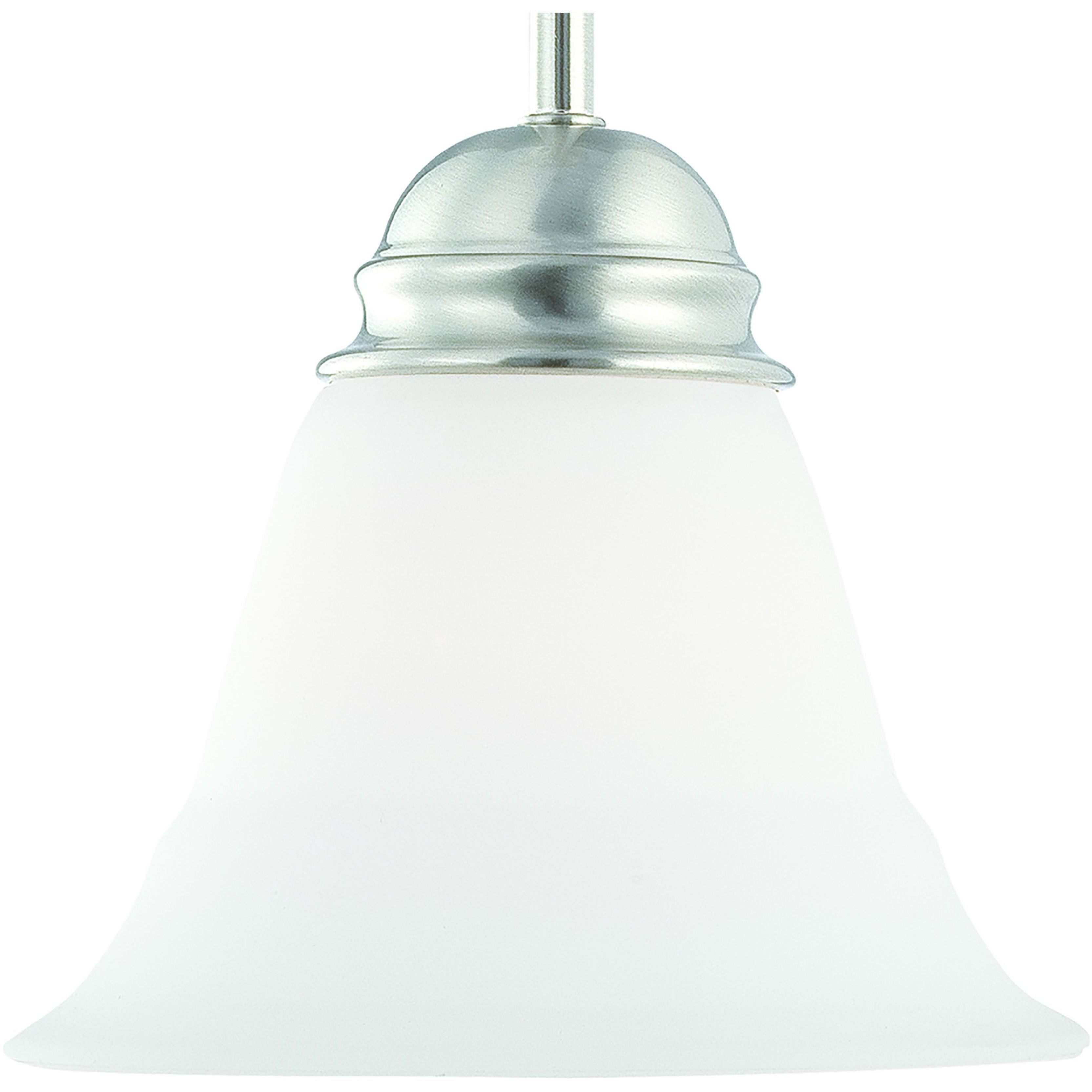 Bella 1 Light 7.25 inch Brushed Nickel Mini Pendant Ceiling Light
