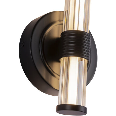 Alora Mood Elsie LED 1.75 inch Matte Black Bath Vanity Light Wall Light