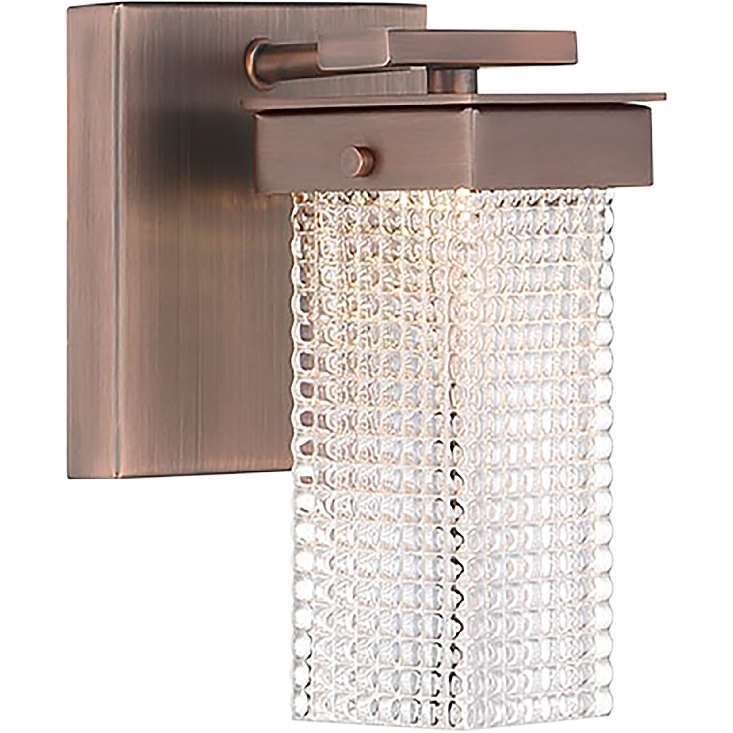 Dewberry Lane LED 5 inch Dark Brushed Bronze Bath Light Wall Light