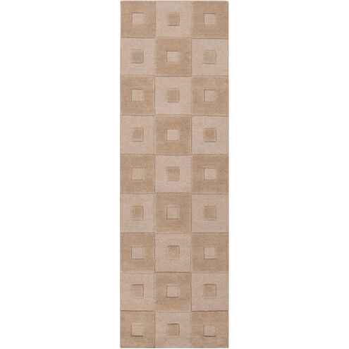 Indus Valley 36 X 24 inch Khaki Rug