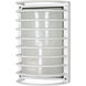 Brentwood 1 Light 10 inch Semi Gloss White Outdoor Bulk Head, Rectangle