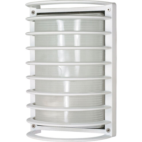 Brentwood 1 Light 10 inch Semi Gloss White Outdoor Bulk Head, Rectangle