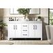 Nathan 60 X 34 inch White Bathroom Vanity Cabinet