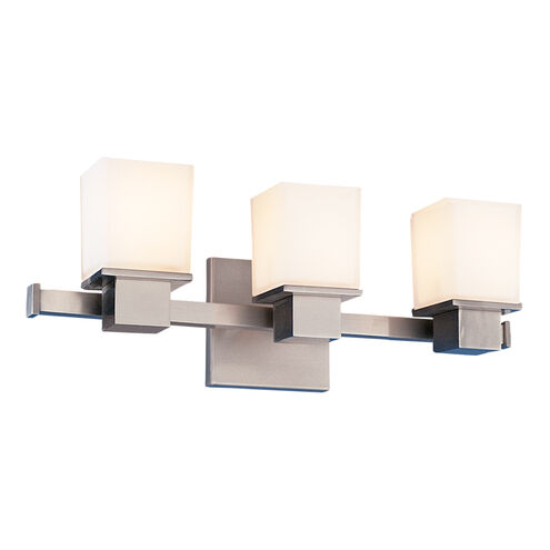 Milford 3 Light 16.75 inch Satin Nickel Bath And Vanity Wall Light