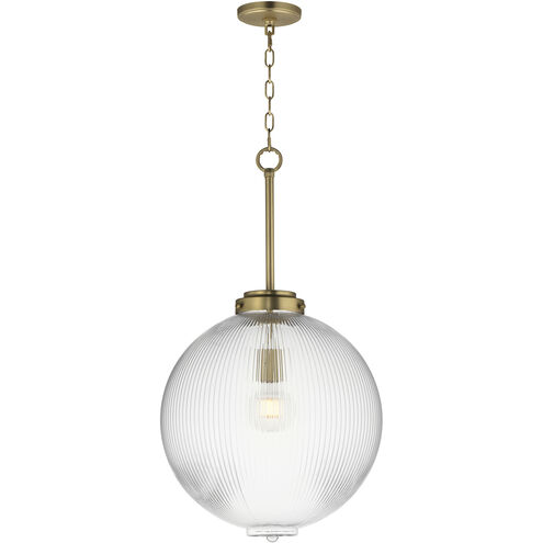 Kasbah 1 Light 15.75 inch Satin Brass Single Pendant Ceiling Light