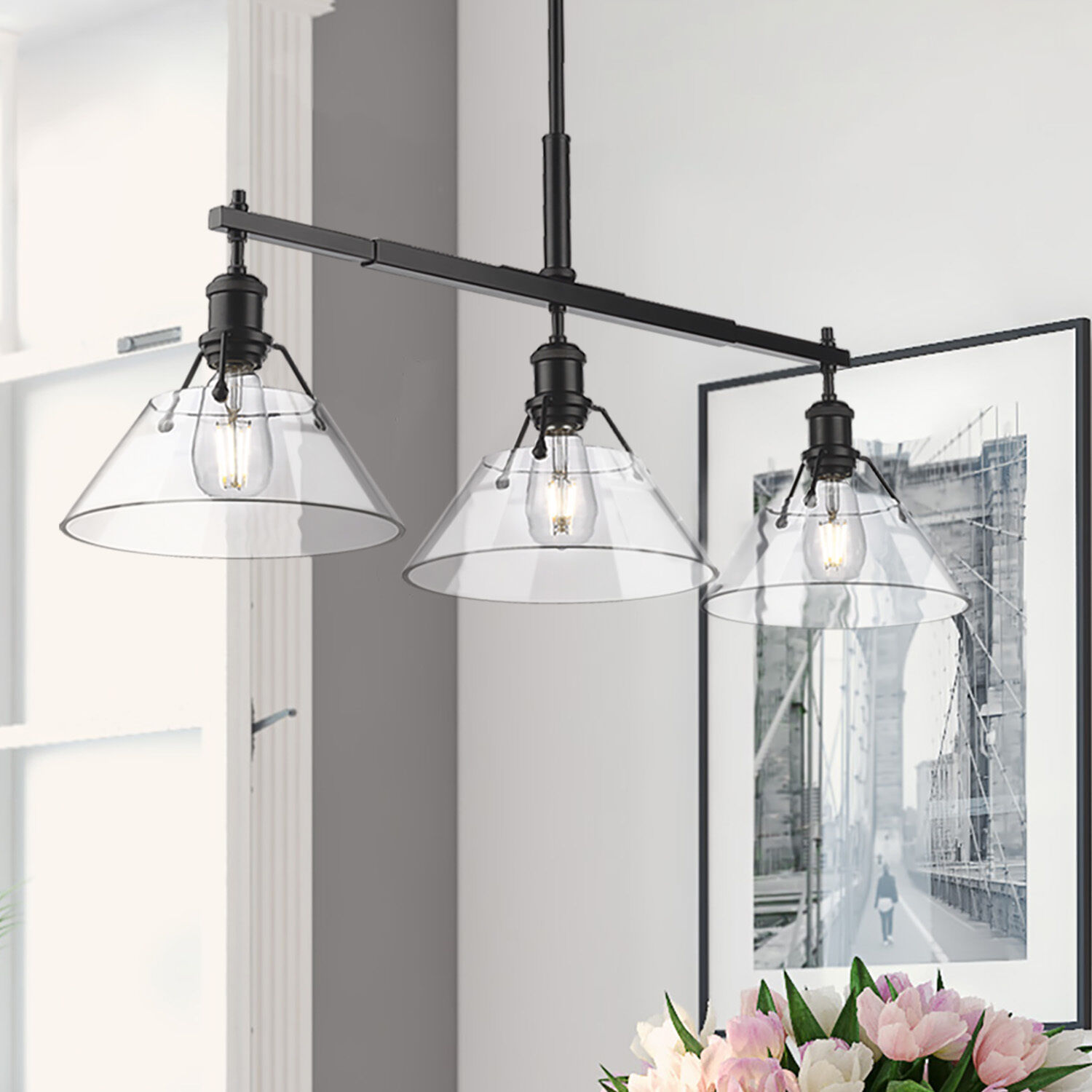 Yep Orwell Island Light Ceiling Light in Matte Black