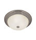 Melon 3 Light 15 inch Brushed Nickel Flush Mount Ceiling Light