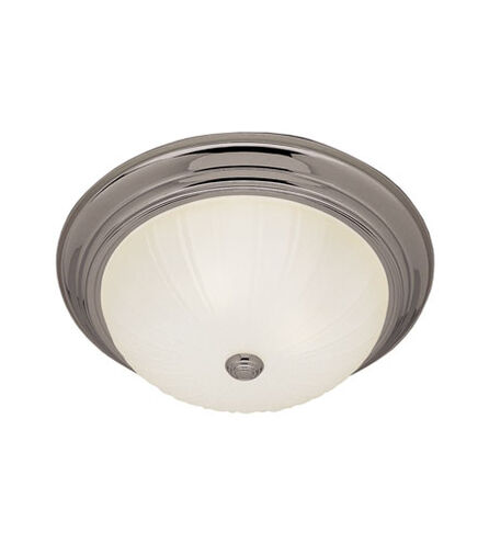 Melon 3 Light 15 inch Brushed Nickel Flush Mount Ceiling Light