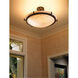 Porcelina LED 27 inch Dark Bronze Semi-Flush Ceiling Light in 5000 Lm LED, Waves