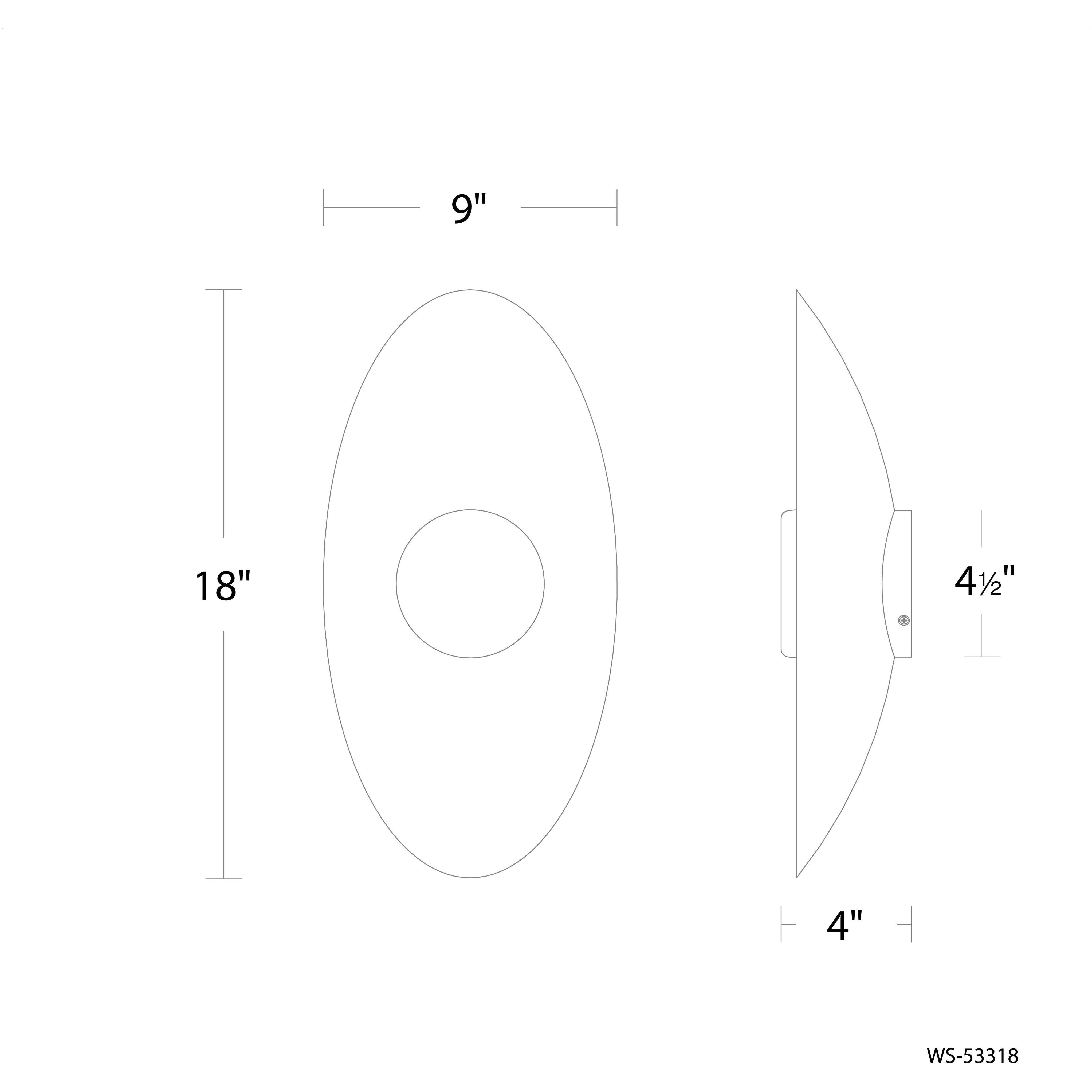 Glamour Wall Sconce Wall Light in 3500K, Black, dweLED