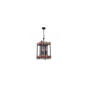 Canada 3 Light 13 inch Black Chandelier Ceiling Light
