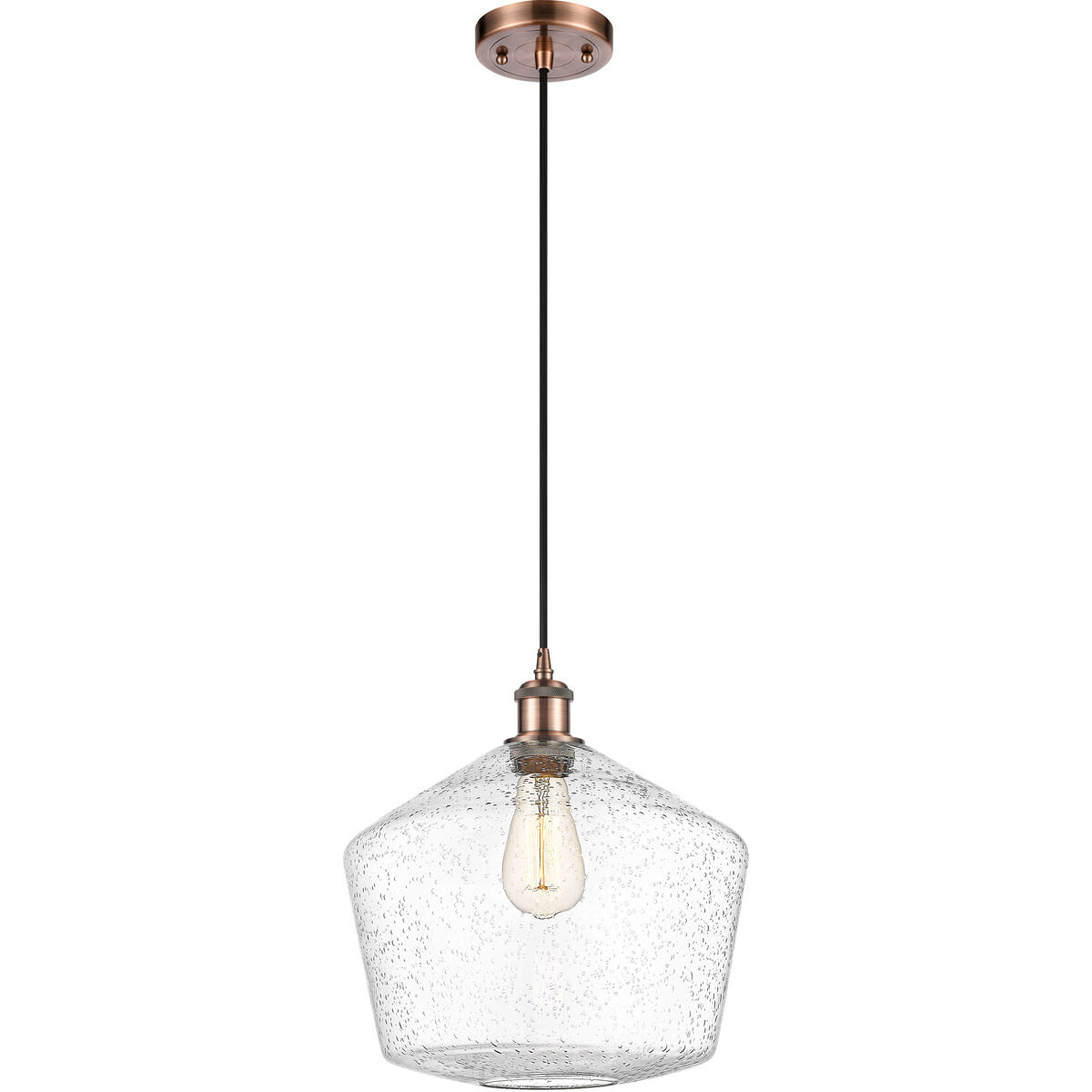 Ballston Cindyrella 1 Light 12 inch Antique Copper Mini Pendant Ceiling Light