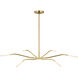 Sean Lavin Lajos LED 38.9 inch Hand-Rubbed Antique Brass Chandelier Ceiling Light